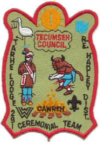 1997 Order of the Arrow Ceremonial Team Patch